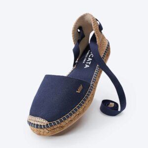 Viscata Candell Canvas Espadrilles – Navy (Brand NEW, Size: 6.5)